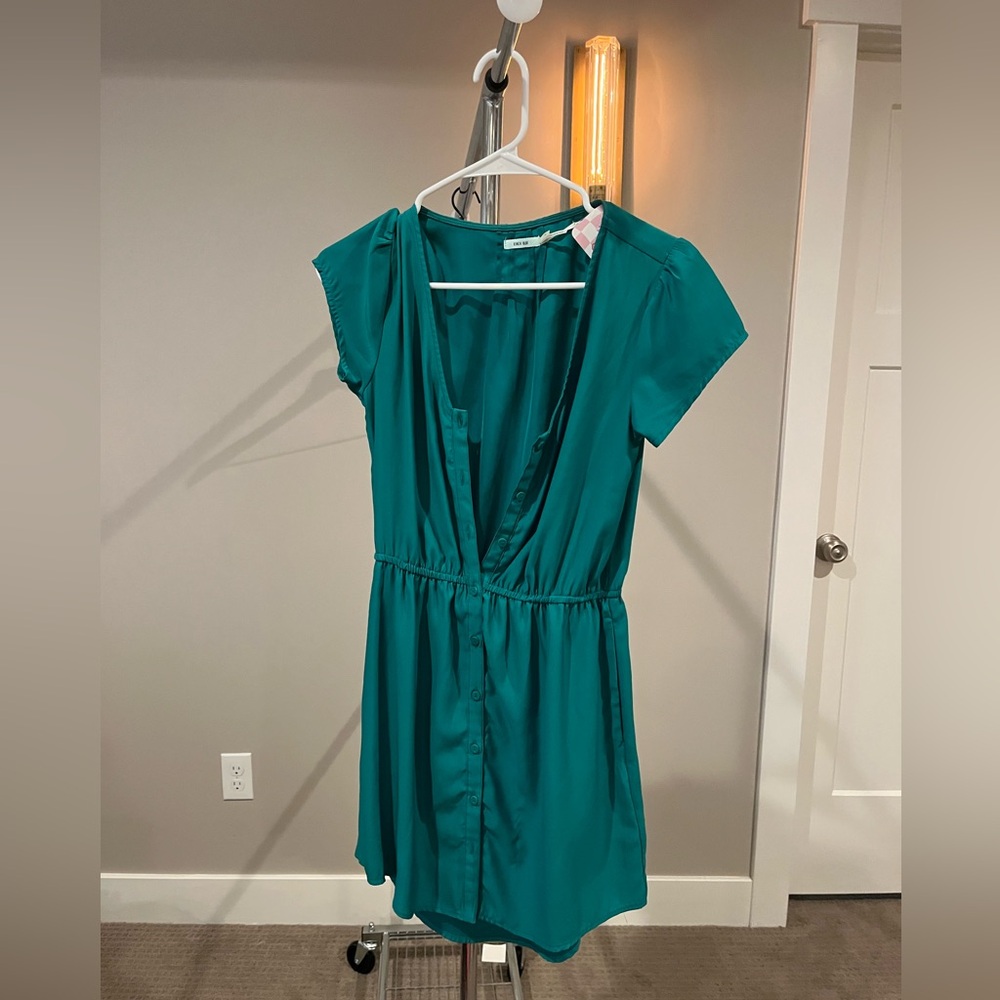 Kimchi Blue Emerald Mini Dress